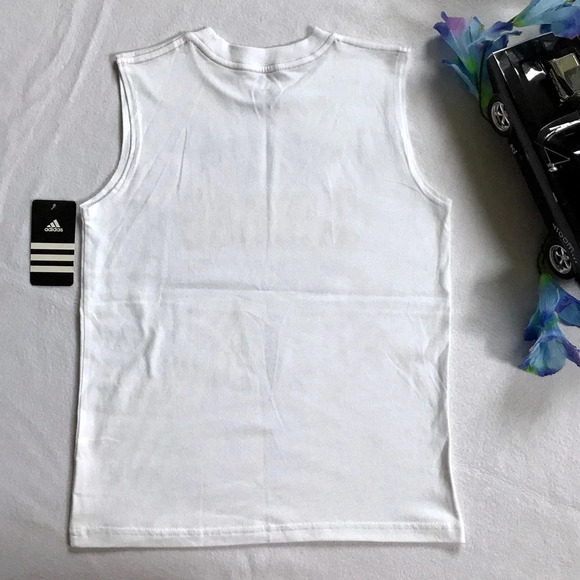 Adidas NWT Graphic Tank Top for Boys 7X - Picture 5 of 7